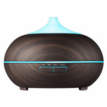 300ml Aroma Diffuser Aromatherapy Wood Grain Essential Oil Diffuser Ultrasonic Cool Mist Humidifier for Office Home