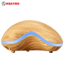 150ml Aroma Essential Oil Diffuser Wood Grain Ultrasonic Cool Mist Humidifier for Office Home Bedroom Living Room Study Yoga Spa