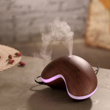 150ml Aroma Essential Oil Diffuser Wood Grain Ultrasonic Cool Mist Humidifier for Office Home Bedroom Living Room Study Yoga Spa