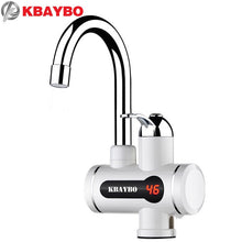 2016 NEW Instant Water Heater LCD Temperature Display Tankless Water Heater Tap Instant Hot Water Faucet Crane 3000W