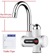 2016 NEW Instant Water Heater LCD Temperature Display Tankless Water Heater Tap Instant Hot Water Faucet Crane 3000W