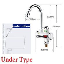 3000W EU plug  Electric Water Heater Kitchen Instant heater immersion heater Cold Hot Dual-Use A-0668