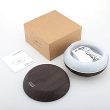 200ml Air Humidifier Oil DiffusersWood Grain Ultrasonic Humidifier for Office Home Bedroom Living Room