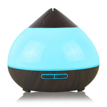 300ml Air Humidifier Essential Oil Diffuser Aroma Lamp Aromatherapy Electric Aroma Diffuser Mist Maker for Home-Wood