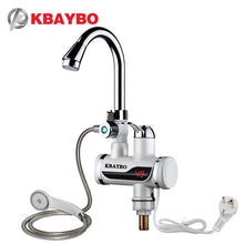3000W Instant Electric Shower Water Heater Instant Hot  Faucet Kitchen Electric Tap Water Heating Instantaneous Water Heater