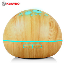 300ml Air Humidifier Oil DiffusersWood Grain Ultrasonic Humidifier for Office Home Bedroom Living Room