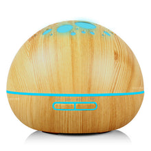 300ml Air Humidifier Oil DiffusersWood Grain Ultrasonic Humidifier for Office Home Bedroom Living Room