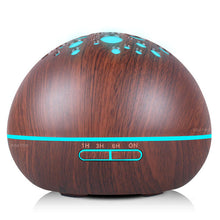 300ml Air Humidifier Oil DiffusersWood Grain Ultrasonic Humidifier for Office Home Bedroom Living Room