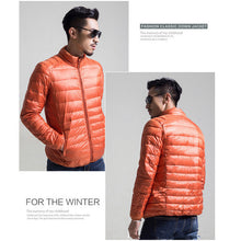 Mens Autumn Winter Duck Down Jacket