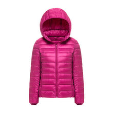 Woman Hooded Ultra Light Down Jackets