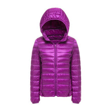 Woman Hooded Ultra Light Down Jackets
