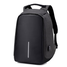 Anti-theft Backpack With USB Charge Port Concealed Zippers And Larger Volume Capacity Lightweight Waterproof for School Travel