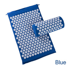 Massager (appro.67*42cm)Cushion Mat Shakti Massager Relieve Acupressure Mat Body Pain Acupuncture Spike Yoga Mat with Pillow