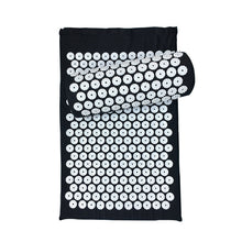 Massager (appro.67*42cm)Cushion Mat Shakti Massager Relieve Acupressure Mat Body Pain Acupuncture Spike Yoga Mat with Pillow