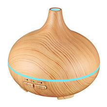 150ml Aroma Essential Oil Diffuser Ultrasonic Air Humidifier with 4 Timer Settings 7 Color Changing LED lamp Whole House Humidi